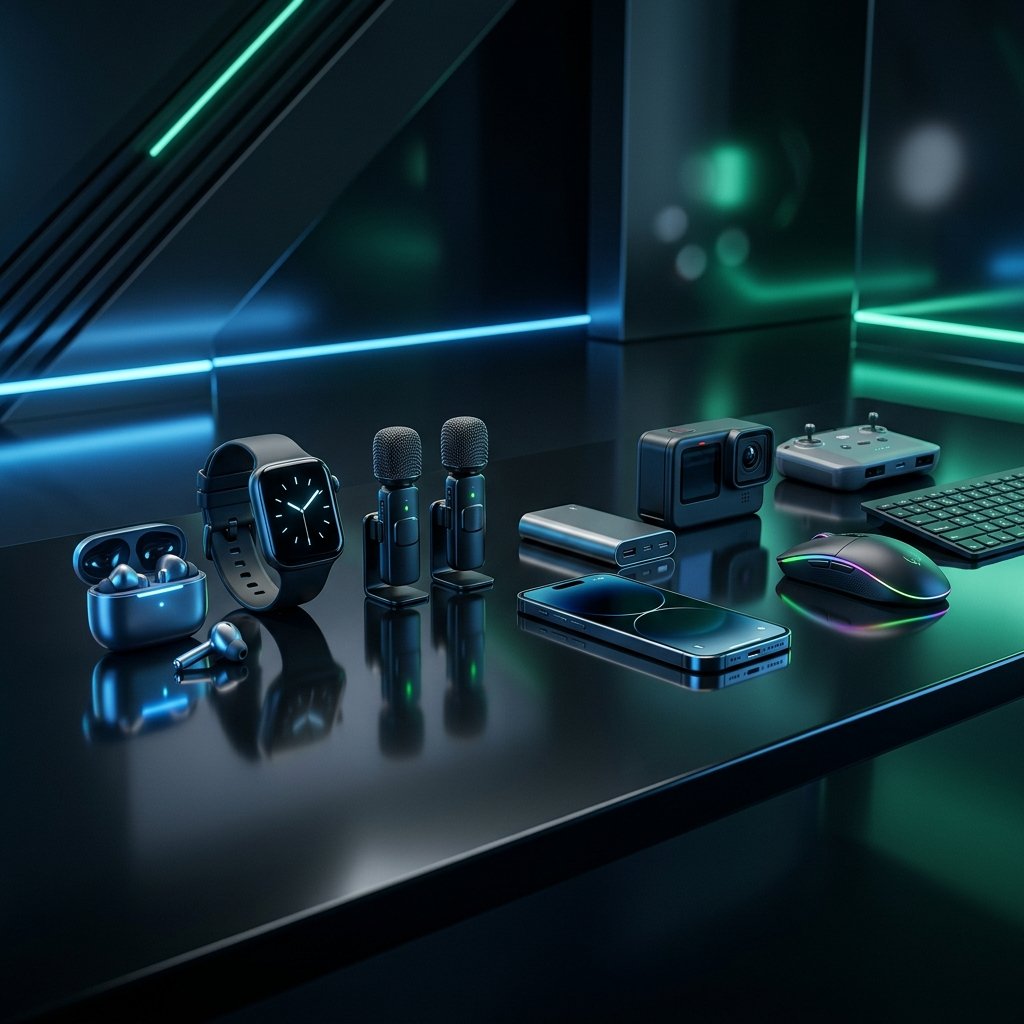 Sélection de gadgets innovants en studio